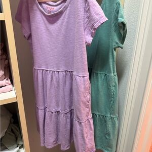 Cat & Jack Kids' Lavender and Teal Dresses